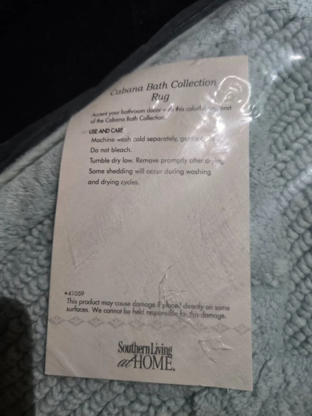 Southern Living at HOME Cabana Bath Set NWT Rug Curtain 3 Hand Towels